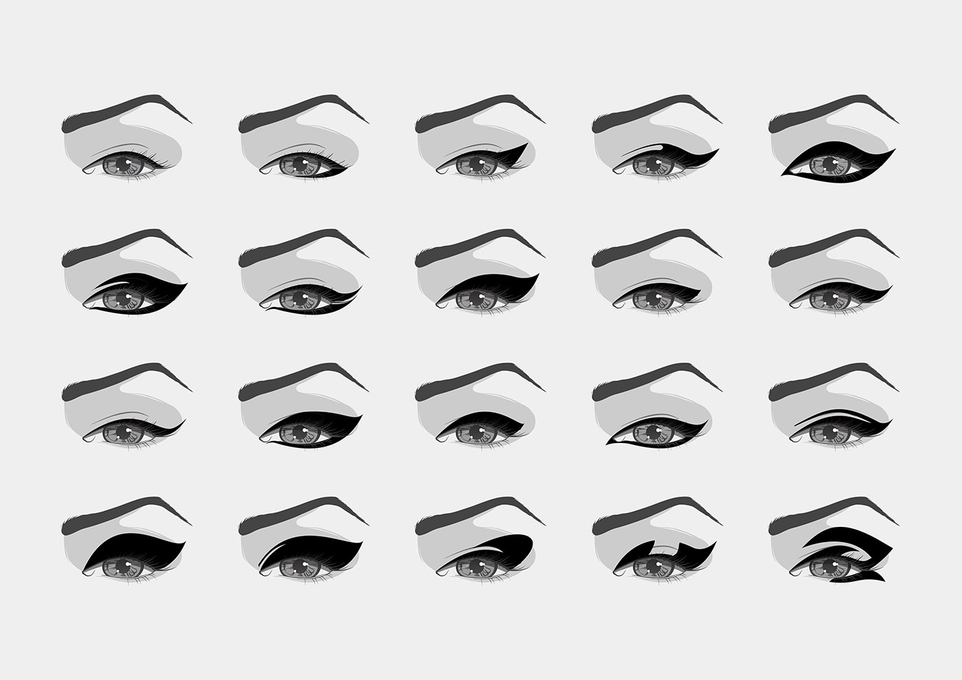 Styles d'eyeliner